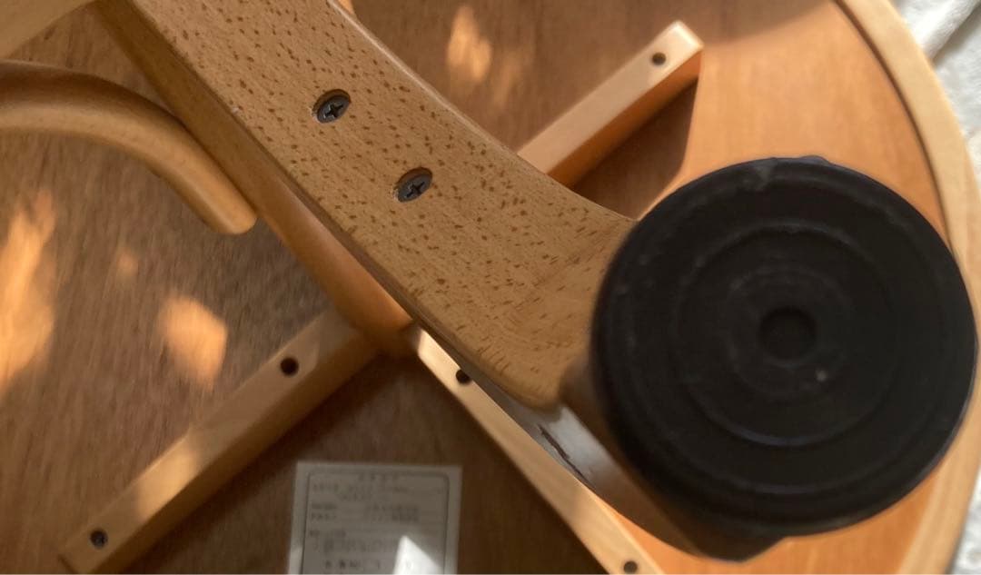 IDC大塚家具　秋田木工　ラウンド　カフェテーブル　ダイニングテーブル　曲木