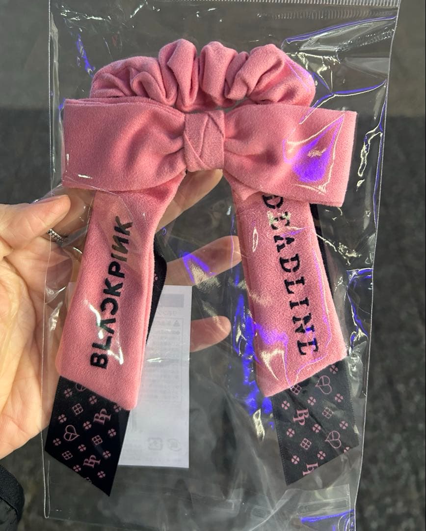 新品☆公式☆blackpink ペンライト シュシュ リボン - メルカリ