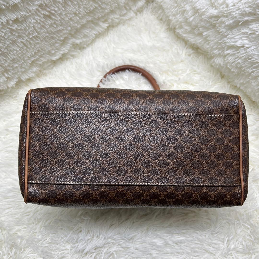 セリーヌ /CELINE/ミニ ボストンバッグ/マカダム柄 /ブラウン/M13