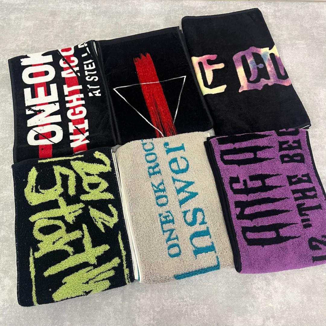 48ONE OK ROCK ワンオク ライブ ツアー マフラータオル 6枚セット ONE