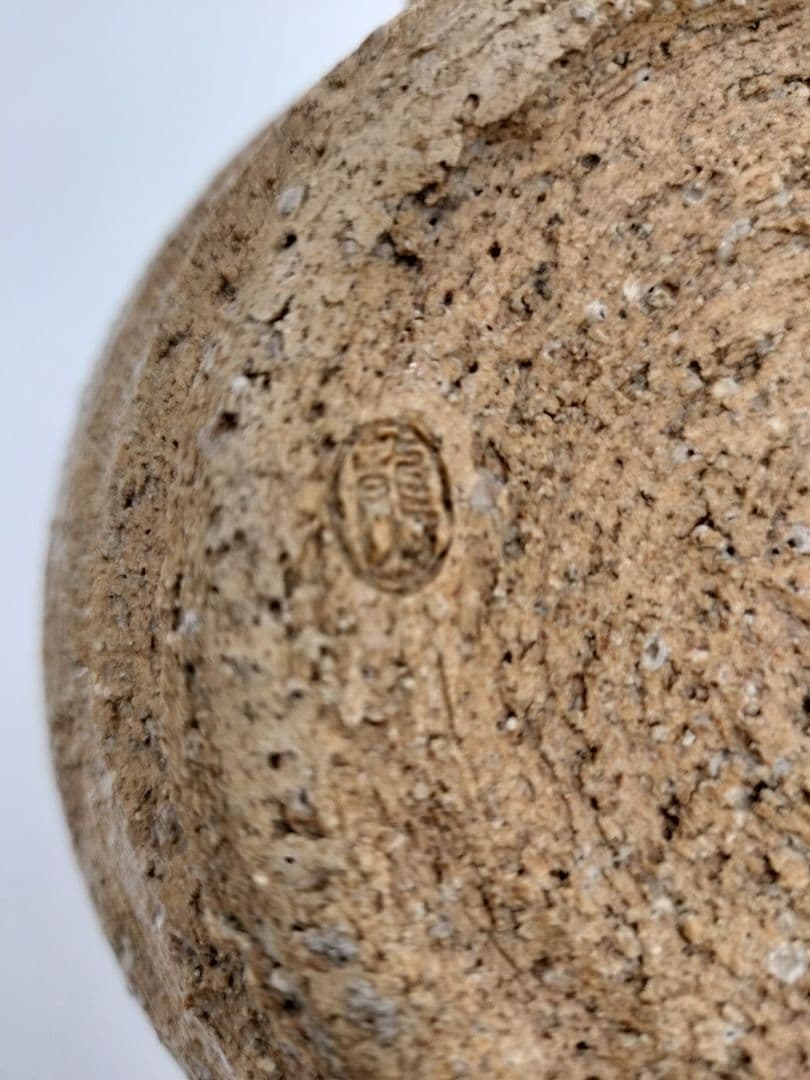 c523 水指 信楽山水 替蓋付 諏訪蘇山 木箱 茶道具 古物