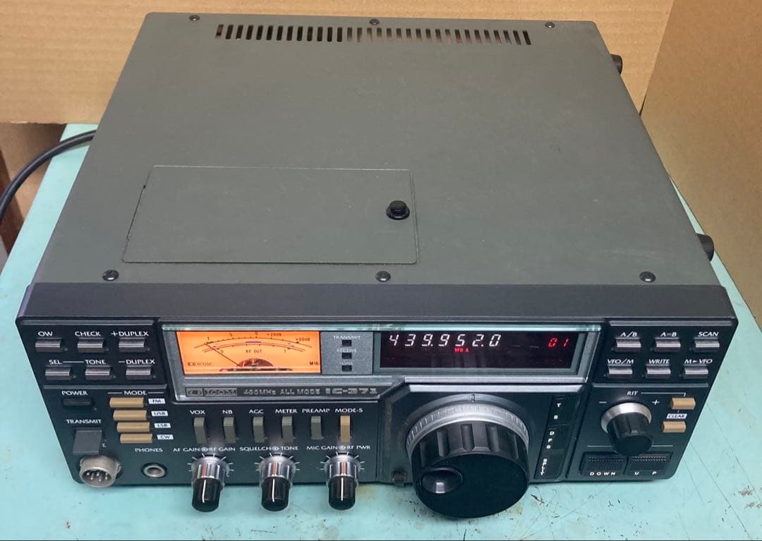 icom IC-371 トランシーバー 電源ケーブル付属