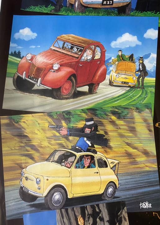 激レア】非売品 ルパン3世 カリオストロの城 宮崎駿 ポスター A2サイズ