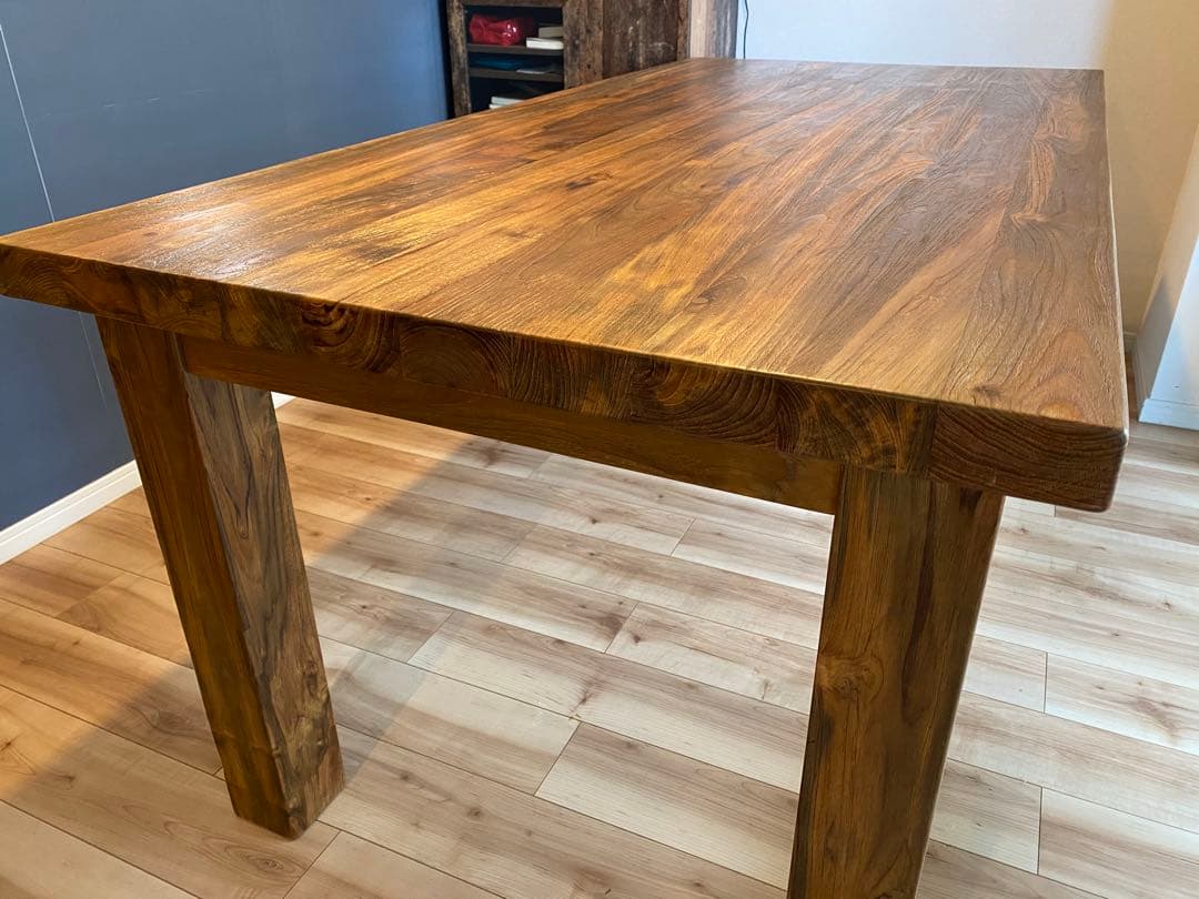 kaja CHISTA/オールドチーク ダイニングテーブル (W180)