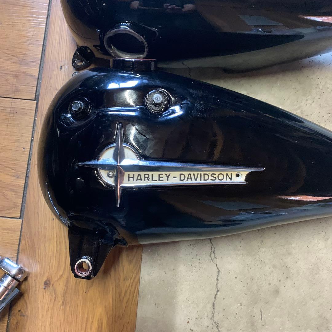 パンヘッド純正オプションハンドシフトタンク1961〜1962 エンブレム付き