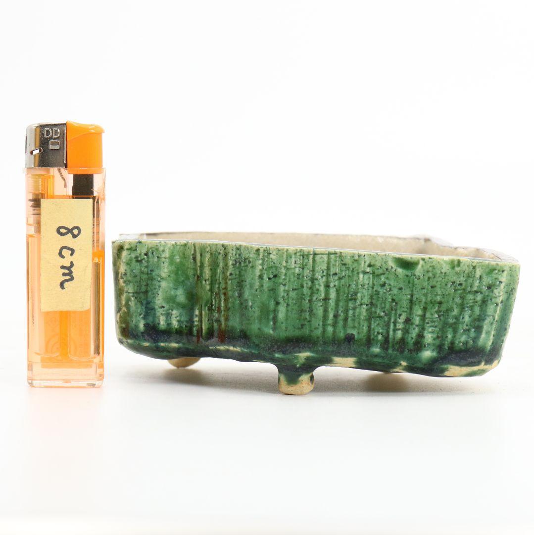 北大路魯山人作 織部焼 向付 黒田陶々庵識箱 共箱 懐石料理