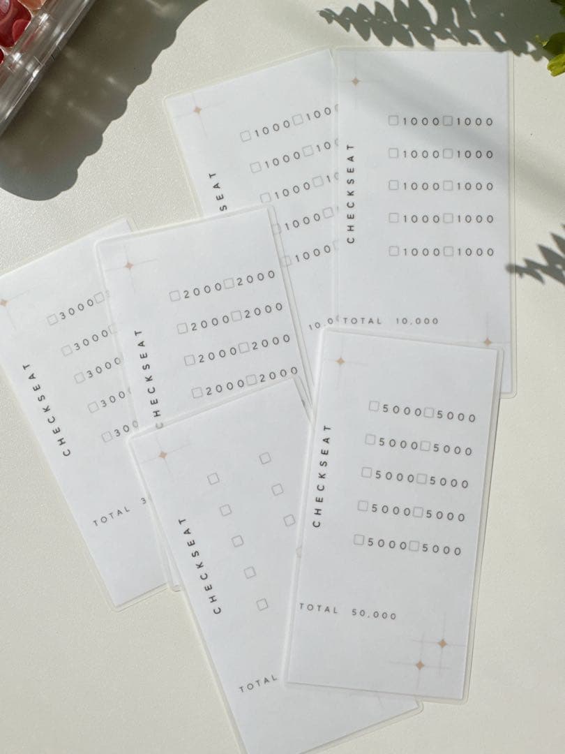 A6 リフィル sweets checksheet ①