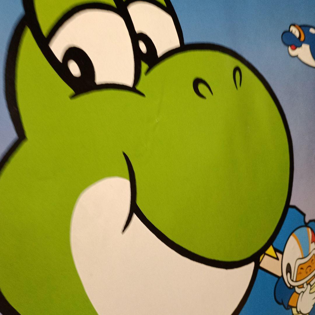 スーパーマリオワールド くろがね　激レアポスター　裏は漢字