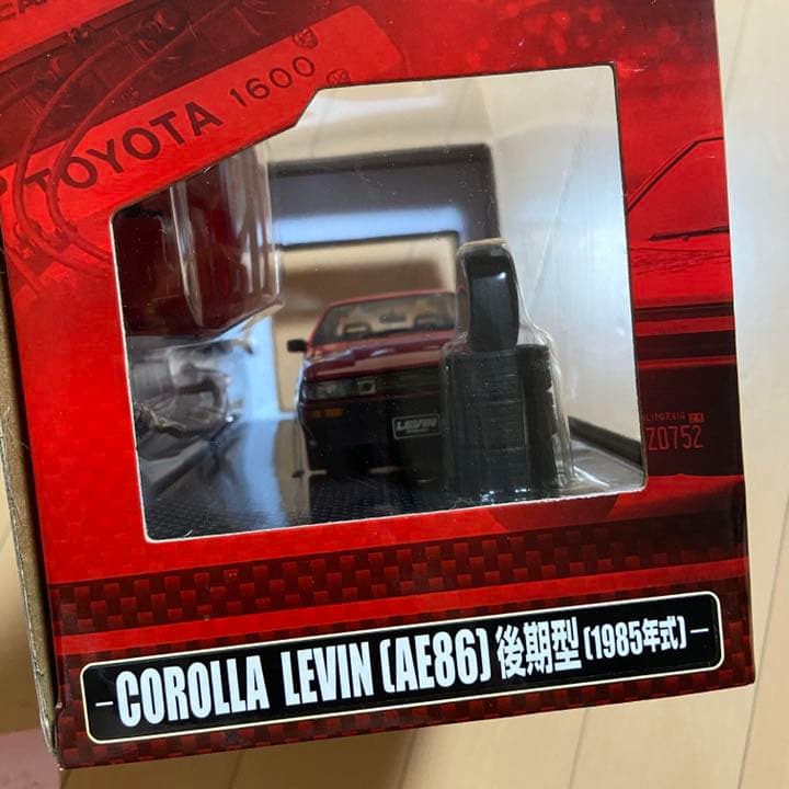 カー模型　ラジコン　トヨタ　カローラ　レビン　AE86 後期型　1985年式