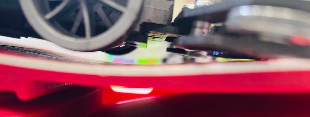 ミニ四駆　MSスギヤマ式フレキ　橋渡し　V字カット　１軸スラダン　１軸アンカー