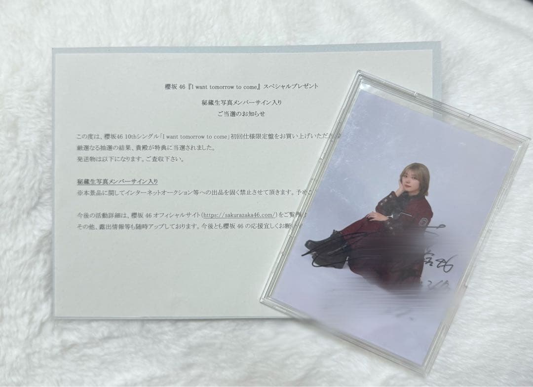 【最終値下げ】櫻坂46 藤吉夏鈴 10th IWTC秘蔵生写真サイン入り