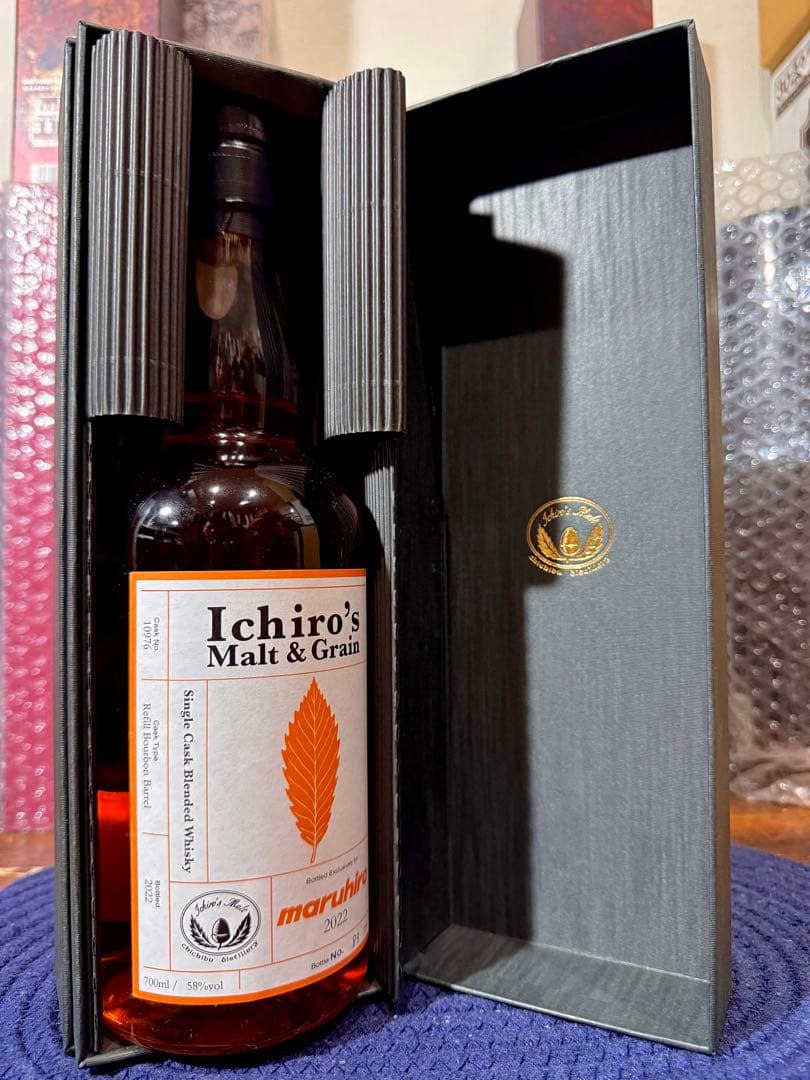 【希少】イチローズ モルト＆グレーン 2022リフィルバーボンバレル 丸広百貨店 希少】イチローズ モルト＆グレーン 2022リフィルバーボンバレル 丸広