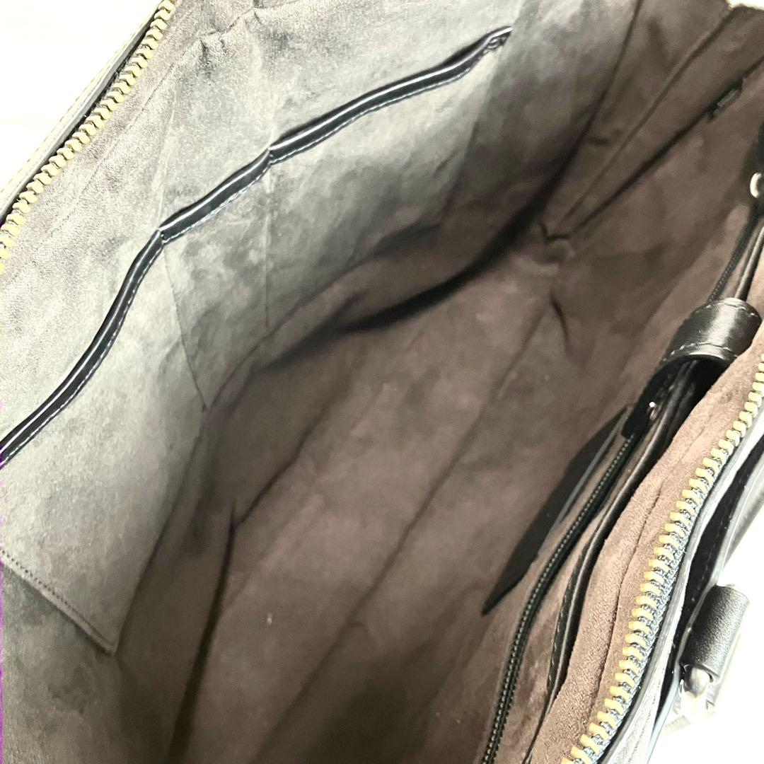 【極美品】コーチ メトロポリタン ブリーフケース 2way ロゴ ブラック