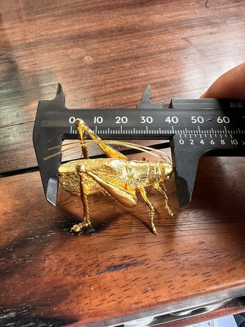 キリギリス（螽斯）の置物 銅製 キリギリス（螽斯）の置物 銅製 Yahoo