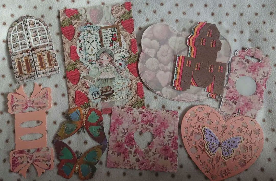 おすそ分けポケット④ 女の子平袋 紙ものセット❤️おすそ分けファイル