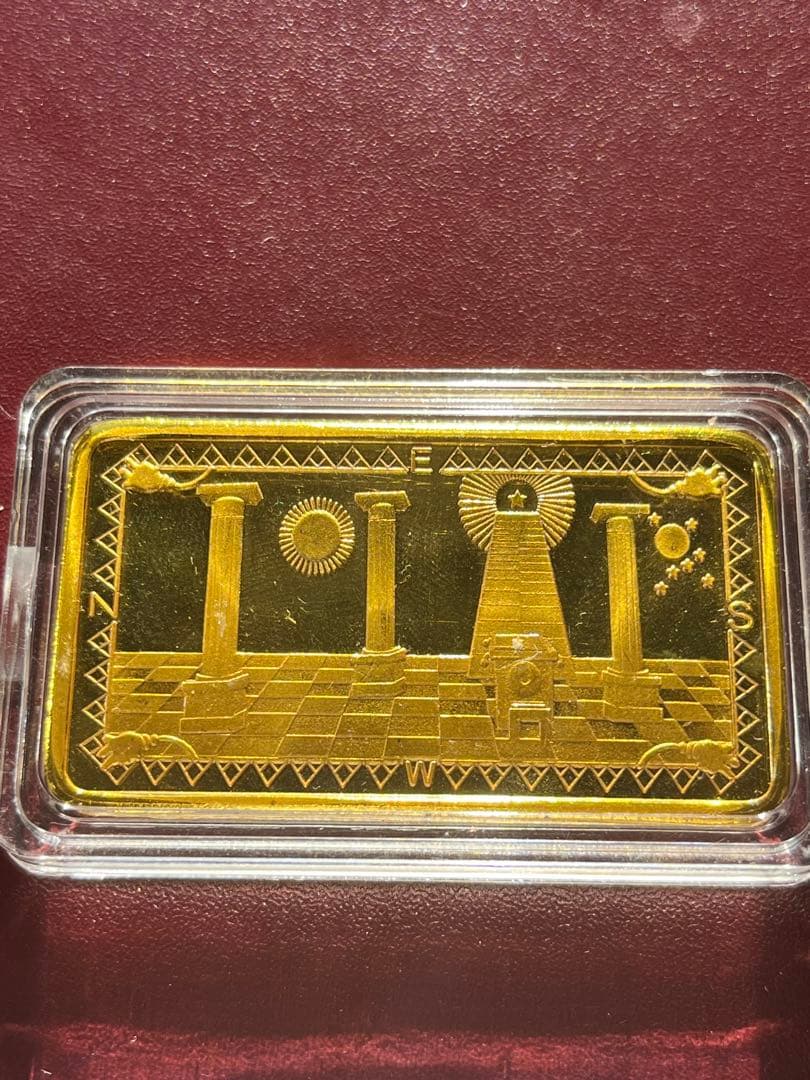 ゴールドバーインゴット金貨古銭アンティークコイン硬貨コレクション旧