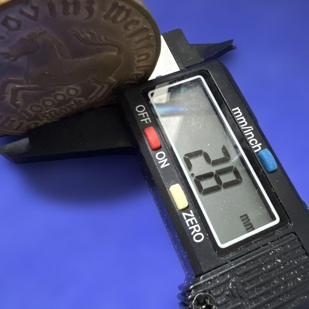 激レア】1923年 10000マルク ノートゲルト ブロンズ重量版 ドイツ