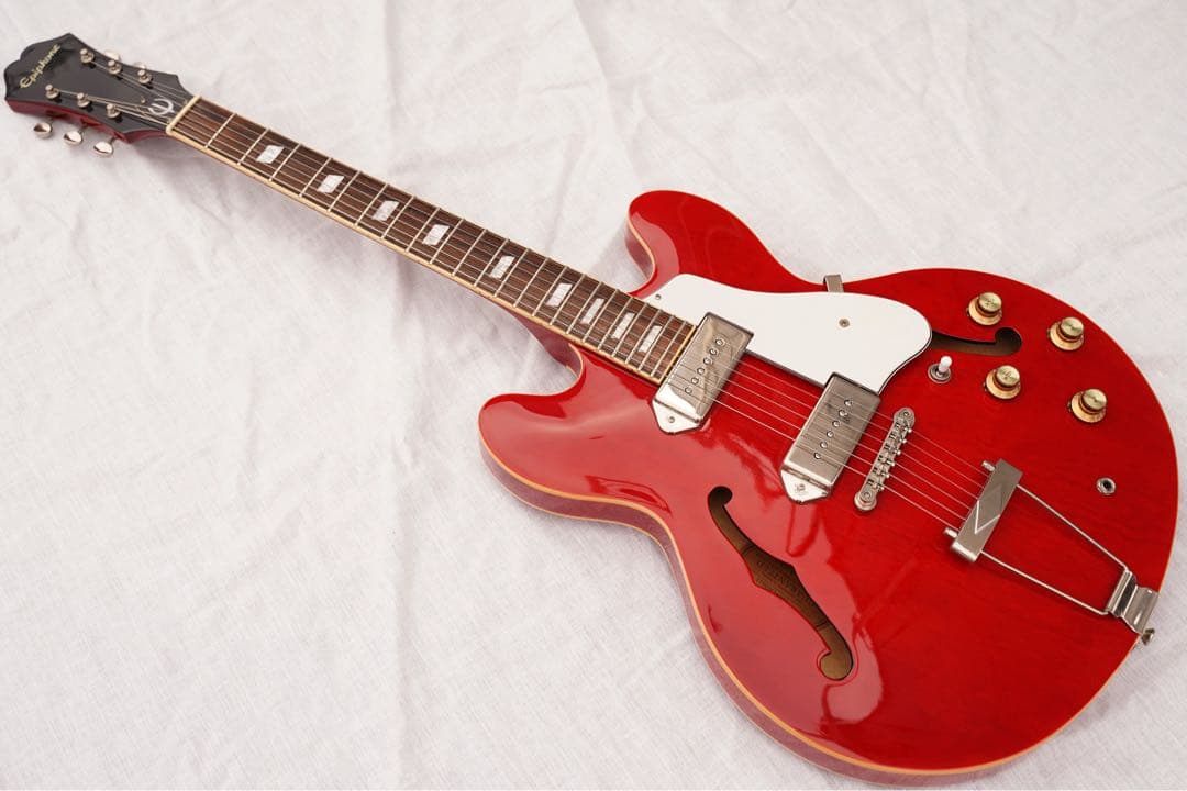 廃番 レアカラー Epiphone Casino Cherry エピフォンカジノ - メルカリ