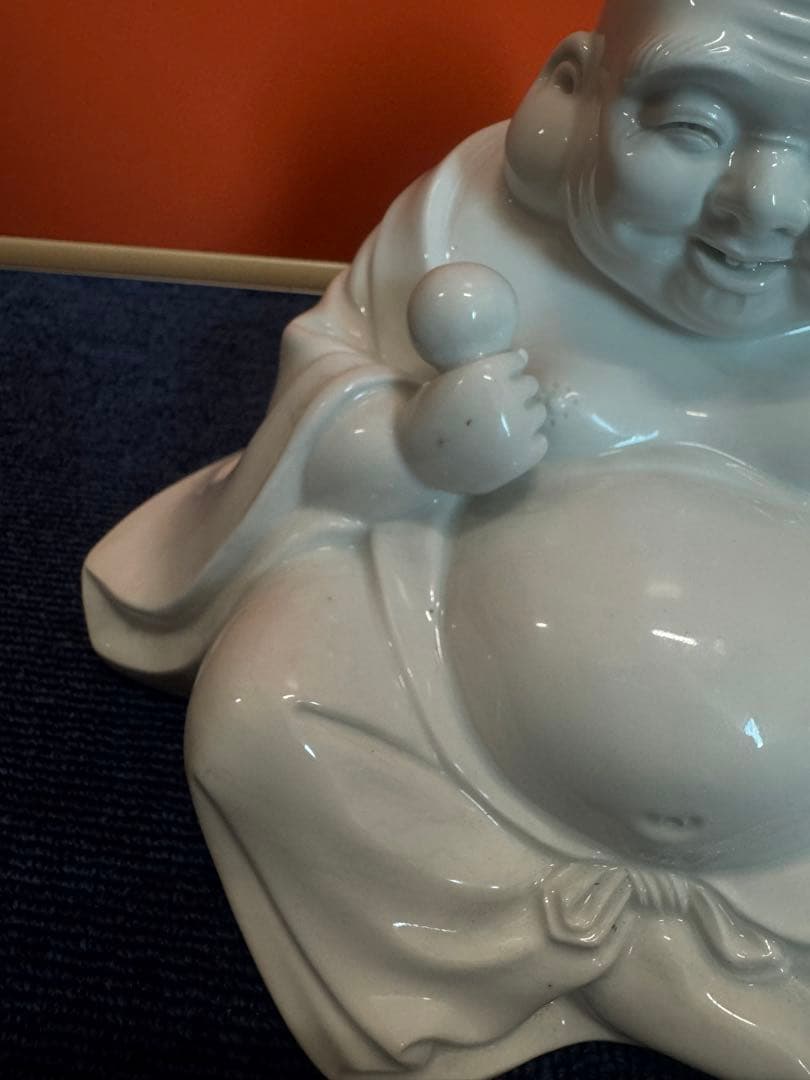 2061 平戸 白磁 布袋様 七福神 春画 美人画 縁起物 置物 古美術