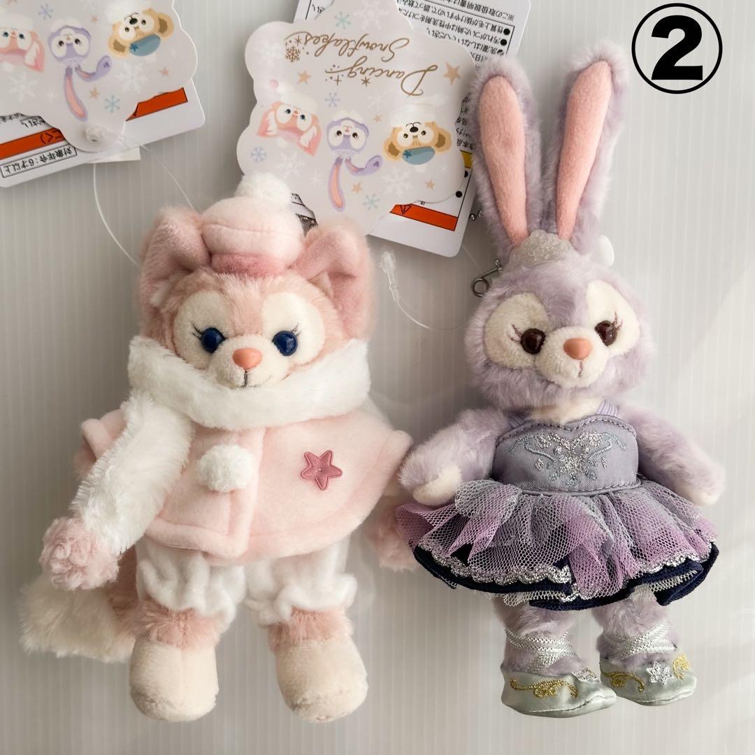 ダンシングスノーフレークスぬいばセットダッフィーリーナベルステラルー