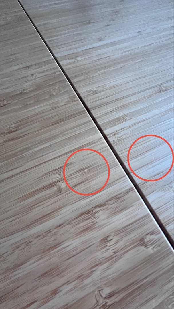 IKEA PS 2012 ダイニングテーブル 竹 ホワイト ナチュラル