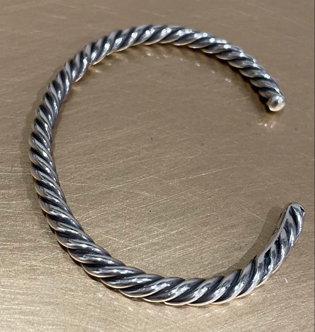 RUDE GALLERY TWIST BANGLE SILVER925 新品箱付