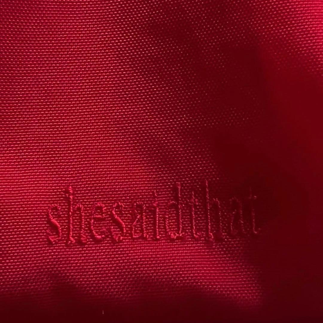 バッグ shesaidthat