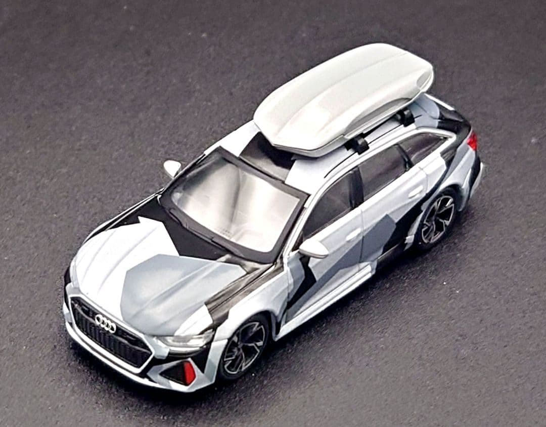 ミニカー MINI GT Audi RS 6 Avant Silver Digital