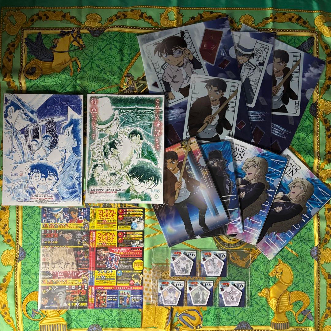 名探偵コナン フライヤー 帯 クリアファイル ふせん など 計18種19 グッズ 名探偵コナン フライヤー 帯 クリアファイル ふせん など 計18種19