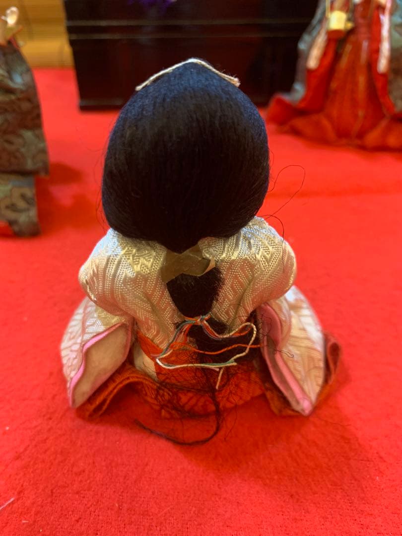 雛人形　お内裏様　アンティーク　蔵出し　大正　昭和初期