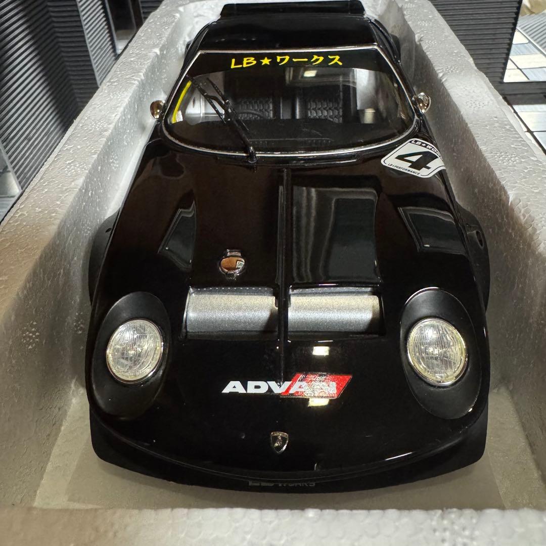 絶版 GT SPIRIT 1/18 ミウラLB Works ADVAN