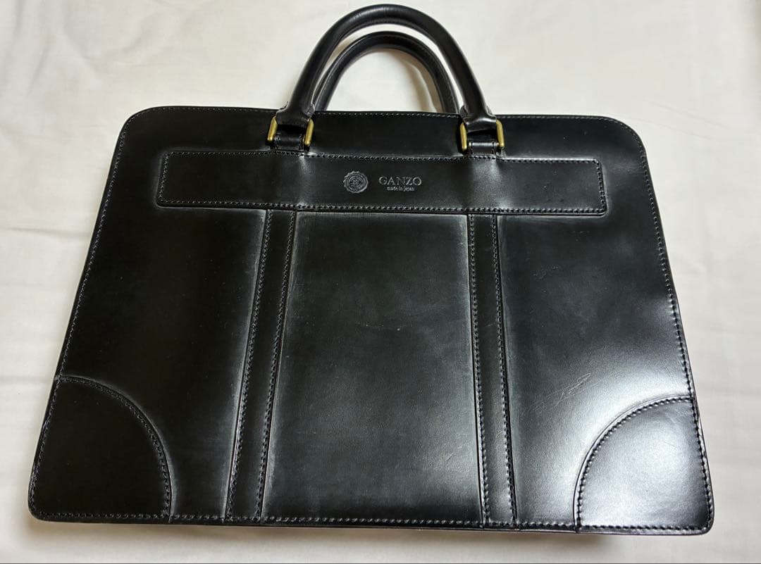GANZO ブライドルレザー ビジネスバッグ