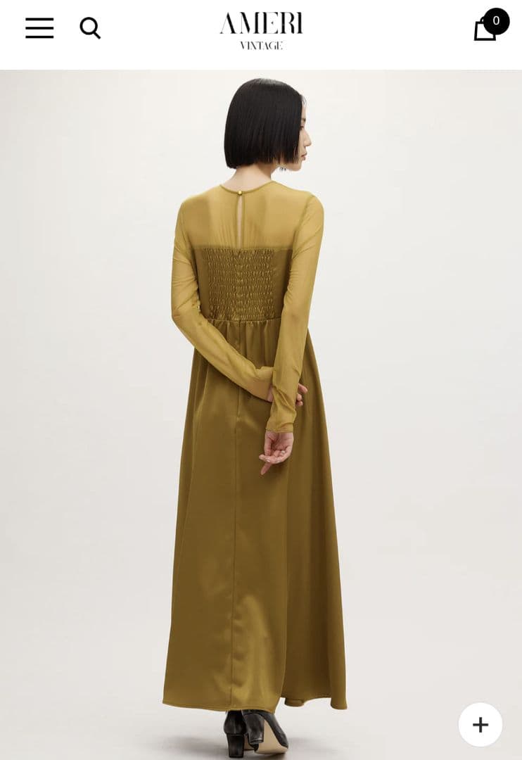 Ameri UPPER EMBROIDERY FLARE DRESS