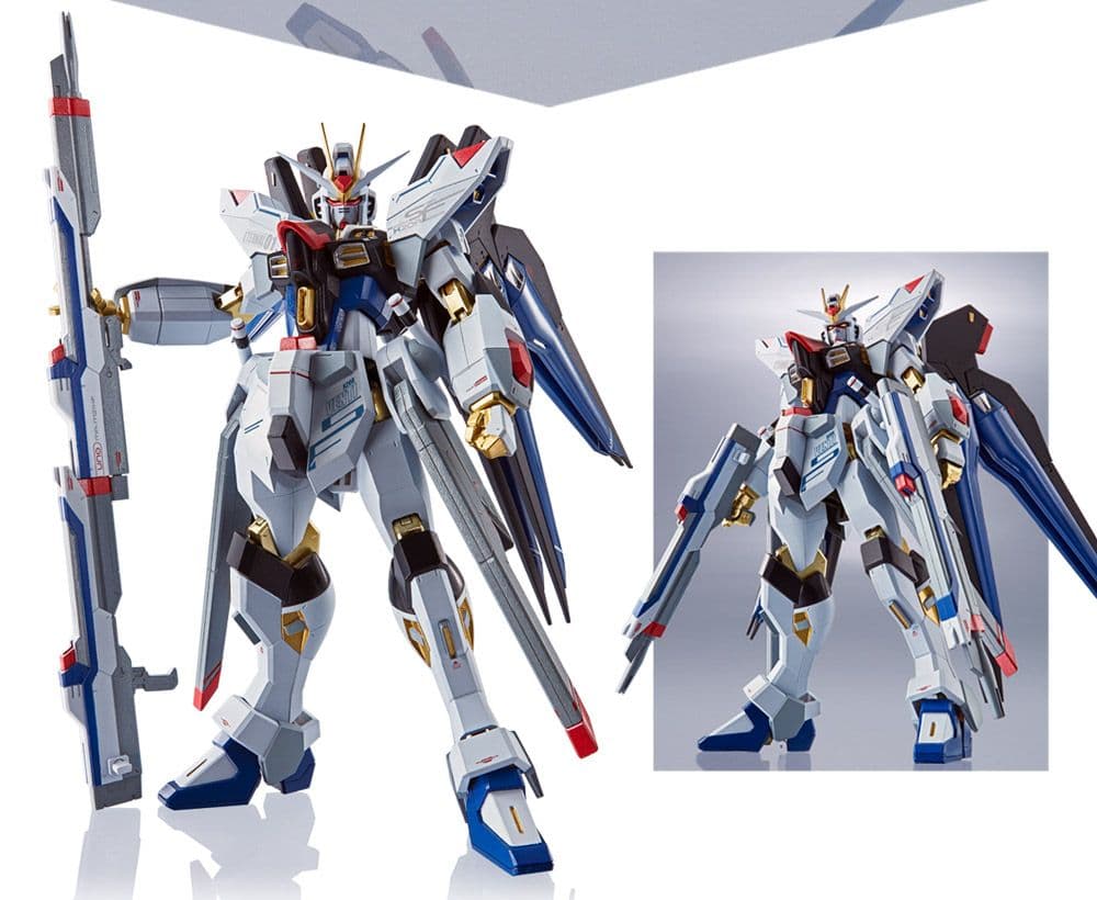 METAL 高品質 ROBOT魂 ストライクフリーダムガンダム 光の翼セット 超