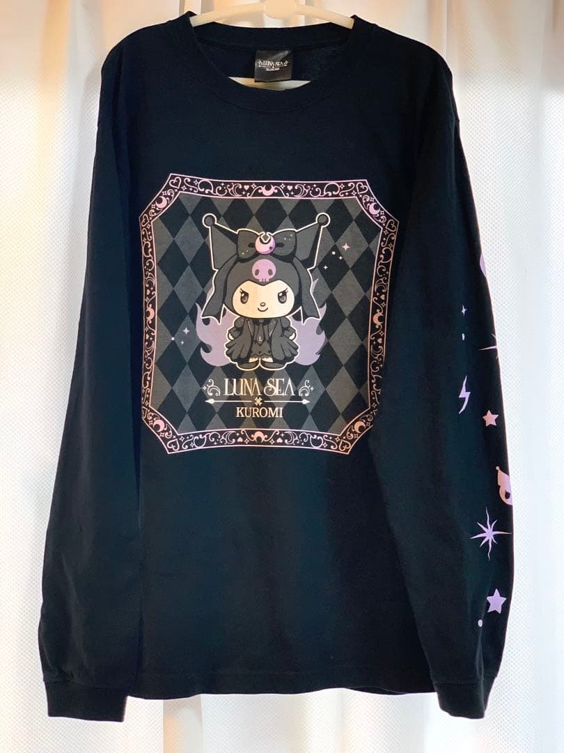 LUNASEA×KUROMI ロンT ルナシー クロミ Tシャツ サンリオ LUNASEA×KUROMI ロンT ルナシー クロミ Tシャツ サンリオ