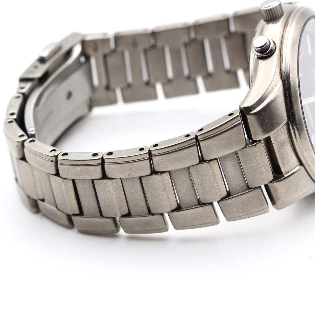 SEIKO 電波ソーラー チタン メンズ 腕時計 クォーツ デイト 廃盤 日本製