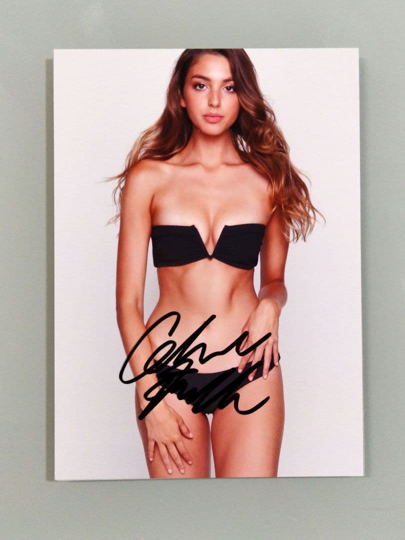 セリーヌ・ファラク直筆サイン入り2Lサイズ写真…Celine Farach