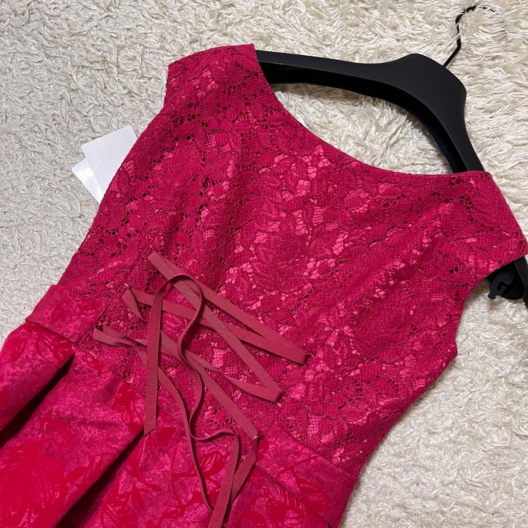 タグ付未使用品　エメ　AIMER パーティドレス　レース　ジャガード