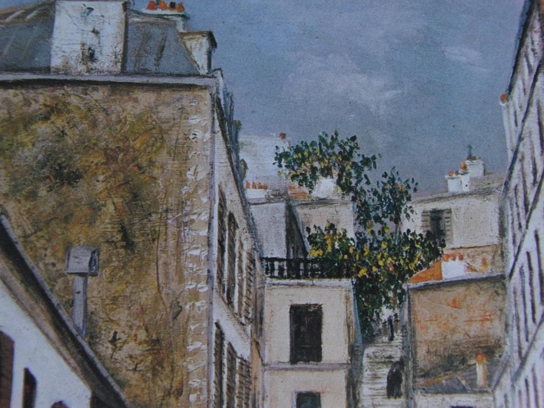 モーリス・ユトリロ、【コタン小路】、希少な額装用画集より - メルカリ