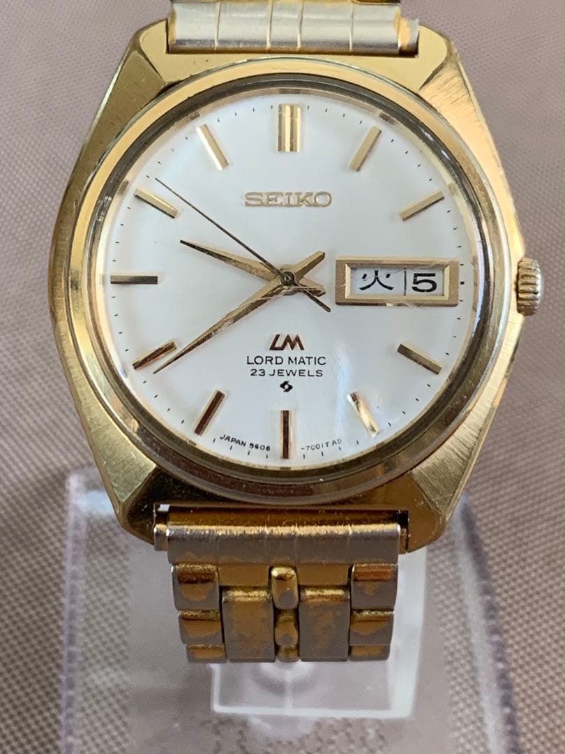 セイコー 腕時計　ロードマチック　5606-7010 自動巻　稼動品