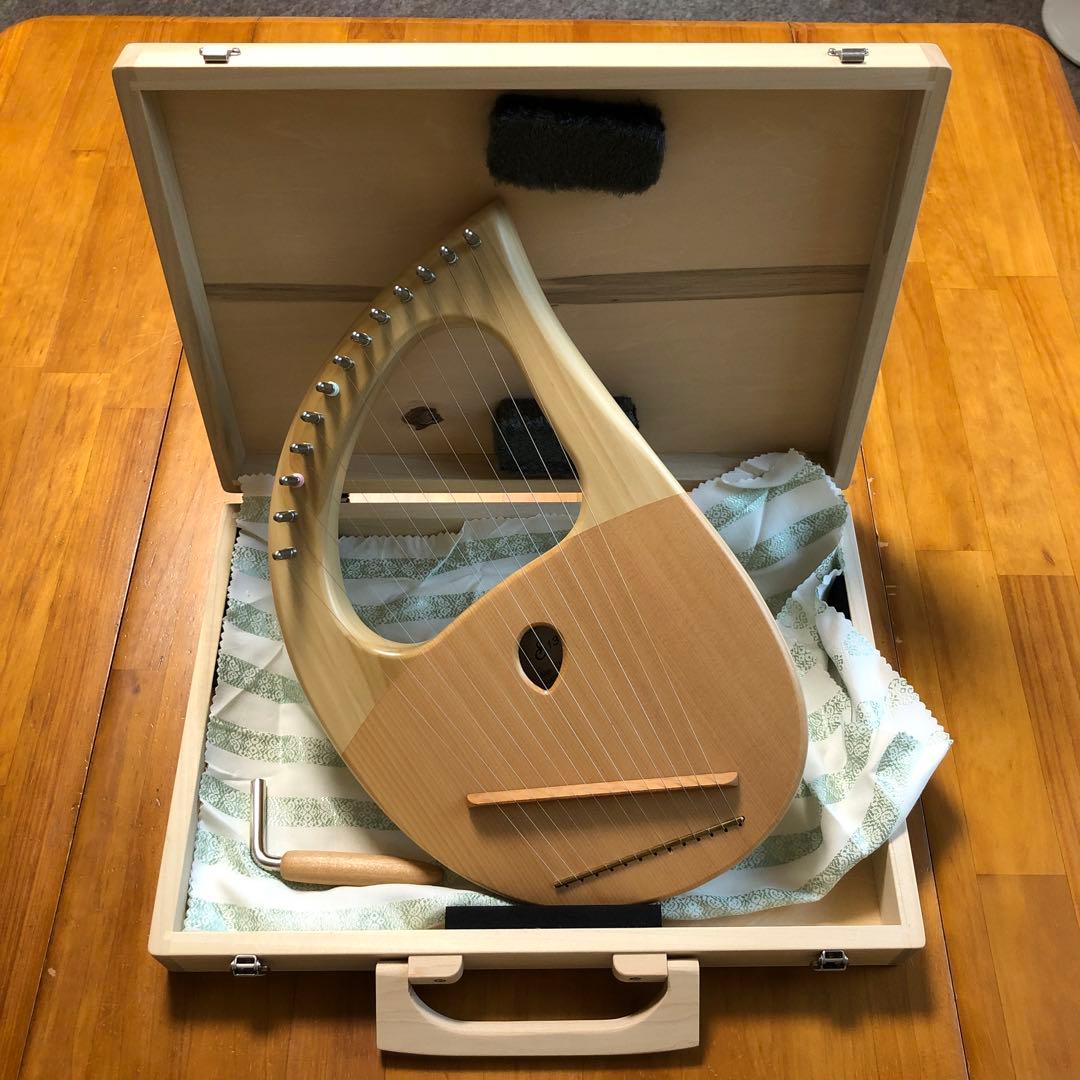 【美品】三創 13弦ライアー