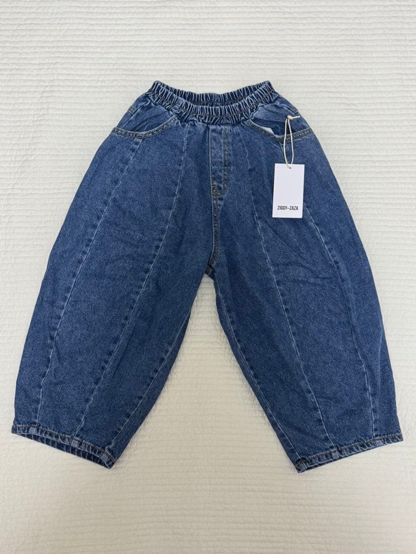 ZIGGY ZAZA デニム 5-7y ZIGGY ZAZA suki denim jean blue(18-24M,3-4Y,4-5