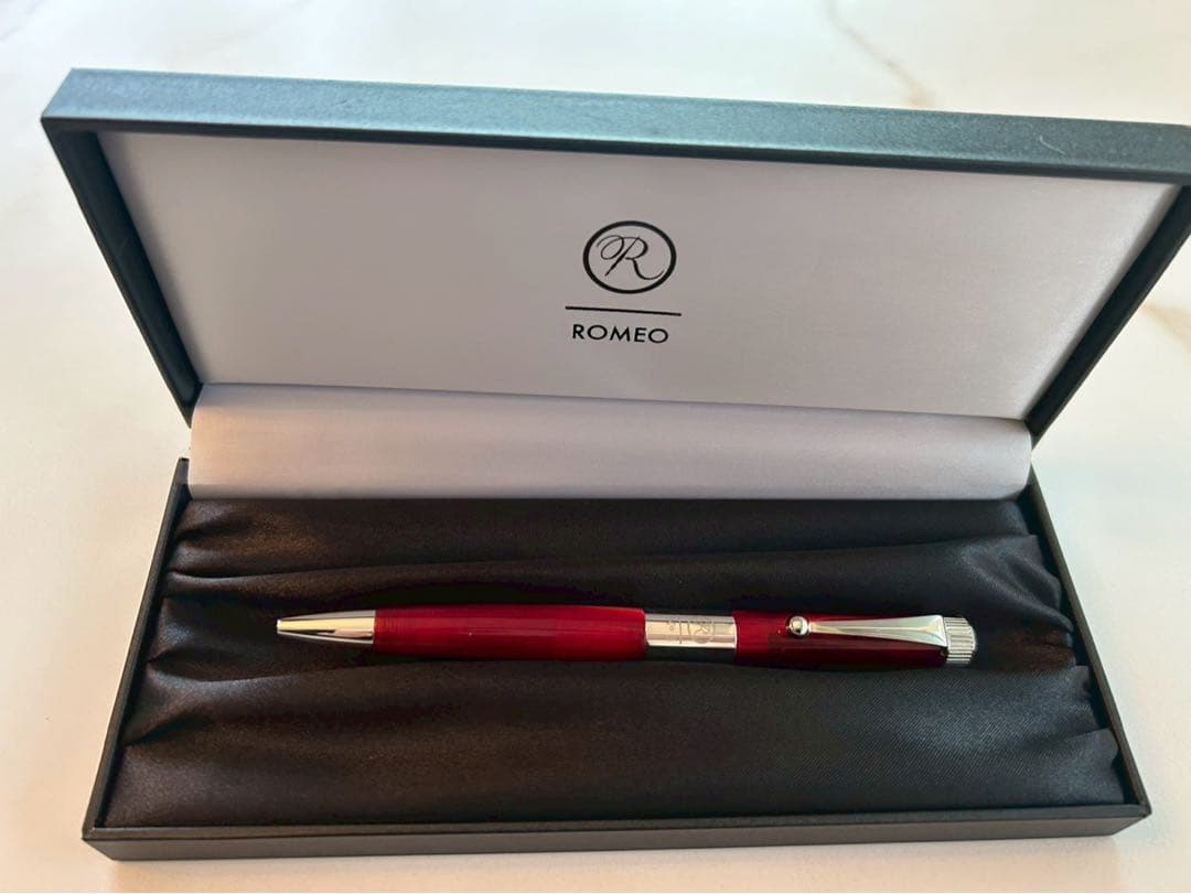 ROMEO No.3ボールペン細軸 イタリアンレッド ロメオ 伊東屋 ROMEO No