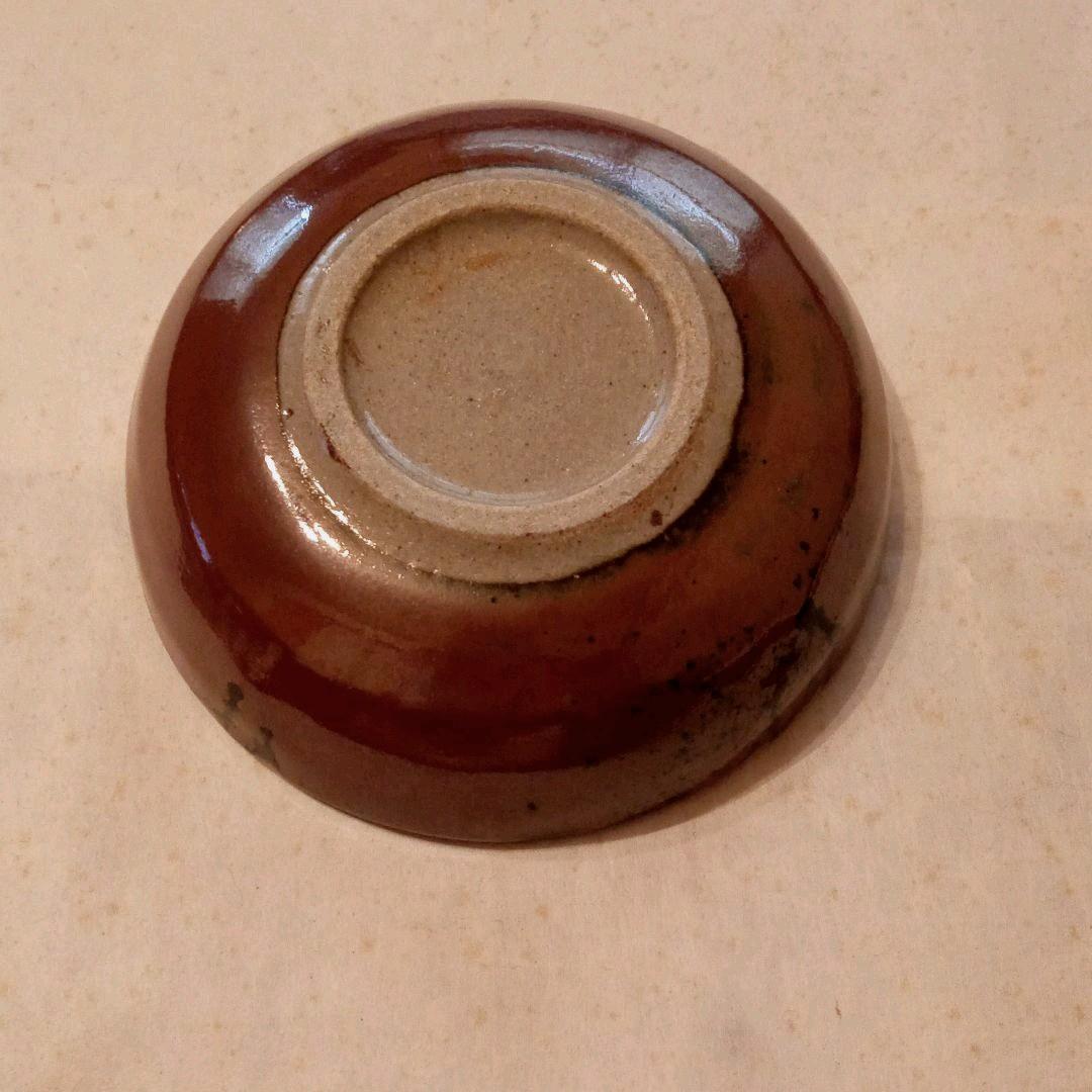 益子焼 柿釉小鉢5客揃い