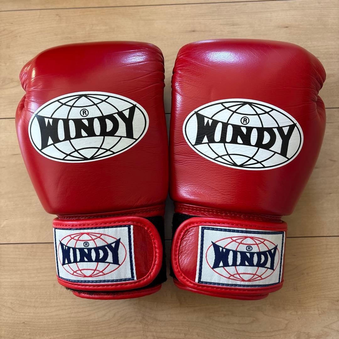 WINDY ボクシンググローブ 赤 - メルカリ
