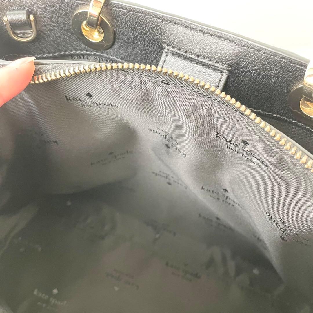 【極美品】kate spade ハンドバッグ キルティング キャリー サリバン