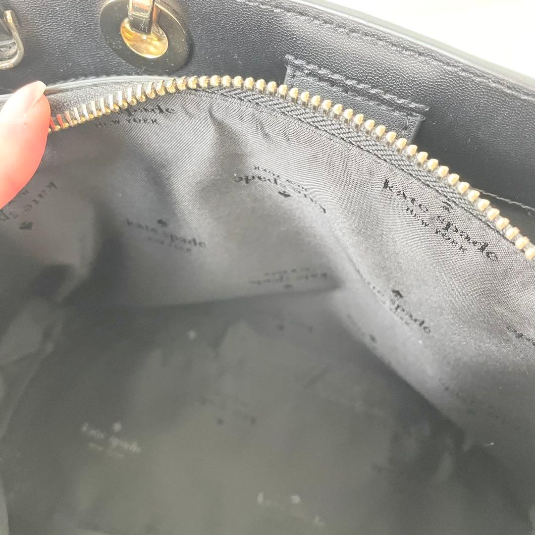【極美品】kate spade ハンドバッグ キルティング キャリー サリバン