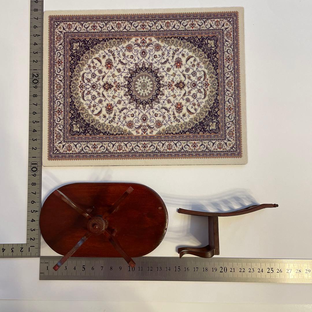 1/12ドールハウス ミニチュア○雑貨屋 アンティーク家具 リビング