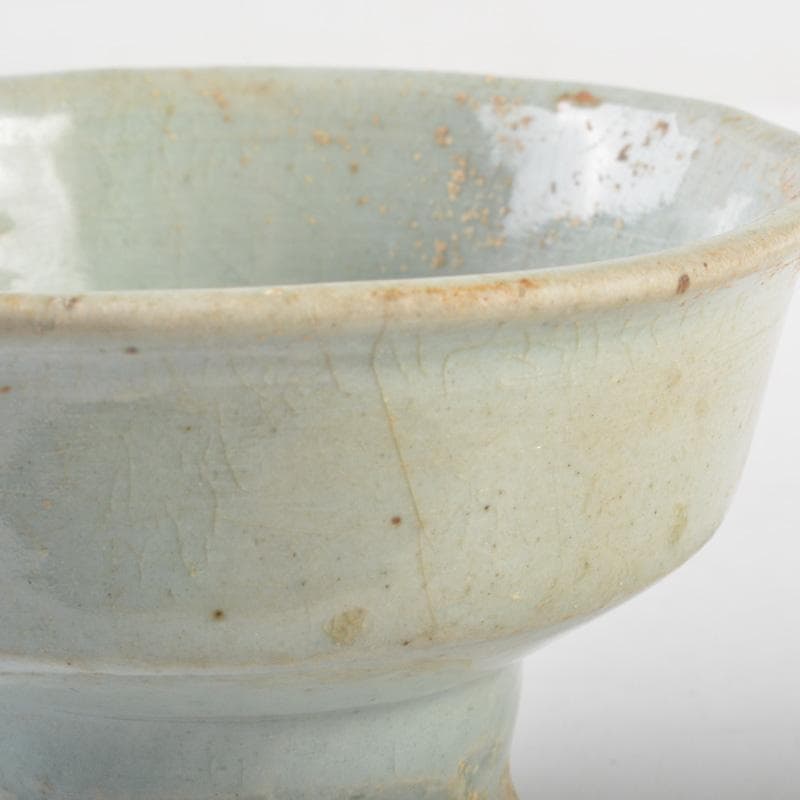 朝鮮美術 李朝 高麗白磁 高足杯 N 5232