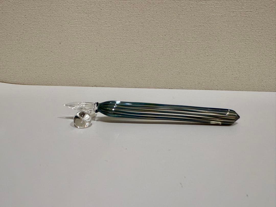 HASE硝子工房】ストライプショート ガラスペン(イベント限定) 文房具